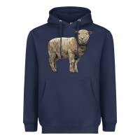 Navy southdown sheep Heavyweight Hoodie - LillyAllenDesigns
