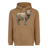 Toasted Coconut southdown sheep Heavyweight Hoodie - LillyAllenDesigns