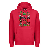 Cardinal i am the reason santa has a naughty list Premium Hoodie - MaliasSmallBusiness