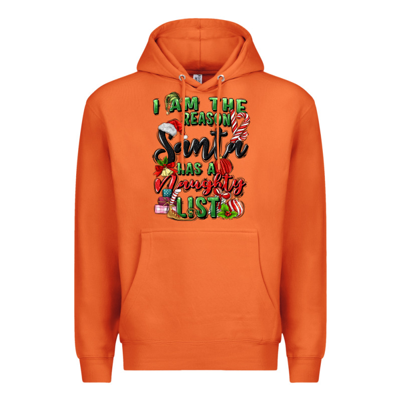 I Am The Reason Santa Has A Naughty List Premium Hoodie by MaliasSmallBusiness | Teevron