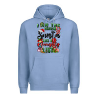 Colony Blue i am the reason santa has a naughty list Premium Hoodie - MaliasSmallBusiness