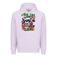 Lilac i am the reason santa has a naughty list Premium Hoodie - MaliasSmallBusiness