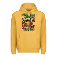 Mustard i am the reason santa has a naughty list Premium Hoodie - MaliasSmallBusiness