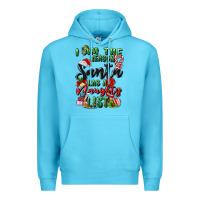 Ocean Blue i am the reason santa has a naughty list Premium Hoodie - MaliasSmallBusiness