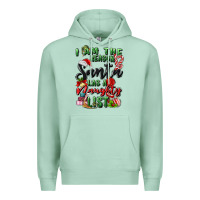 Seafoam i am the reason santa has a naughty list Premium Hoodie - MaliasSmallBusiness
