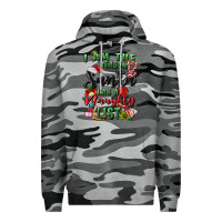 Slate Camo i am the reason santa has a naughty list Premium Hoodie - MaliasSmallBusiness