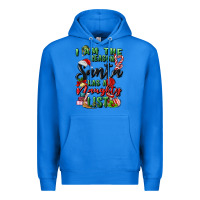 True Royal i am the reason santa has a naughty list Premium Hoodie - MaliasSmallBusiness
