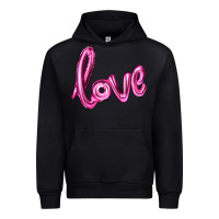Black valentines day love balloon Urban Hoodie - RanaPortraitStore