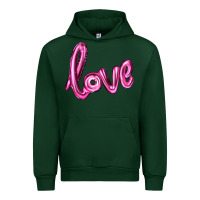 Forest Green valentines day love balloon Urban Hoodie - RanaPortraitStore