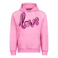Fuchsia Pink valentines day love balloon Urban Hoodie - RanaPortraitStore