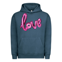 Pigment Midnight Navy valentines day love balloon Urban Hoodie - RanaPortraitStore