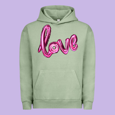 Valentines Day Love Balloon Urban Hoodie Designed By Ranaportraitstore