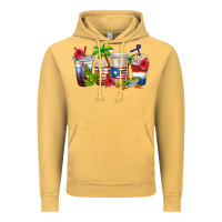 Vintage Mustard puerto rico coffee cups Vintage Hoodie - texasbilliewilder