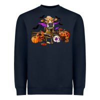 Navy Heifer cow halloween Heavyweight Sweatshirt - RanaPortraitStore