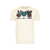Vintage Arctic peace love pitbull Vintage Tee - RanaPortraitStore