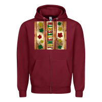 Burgundy juneteenth tumbler Zipper Hoodie - Artiststas