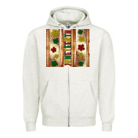 Oatmeal Heather juneteenth tumbler Zipper Hoodie - Artiststas