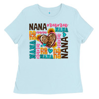 Baby Blue nana nana nana with hearts Ladies Tee - AdoDesignShop