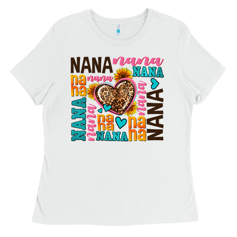 Nana Nana Nana With Hearts Ladies Tee by AdoDesignShop | Teevron