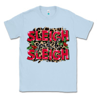 Dusty Blue Sleigh Girl Sleigh Classic Tee - FaDigitalArtStudio