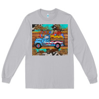 Moon Dust western  american truck sunflowers  mousepad Long Sleeve Tee - HRA Design Shop