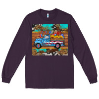 Plum western  american truck sunflowers  mousepad Long Sleeve Tee - HRA Design Shop