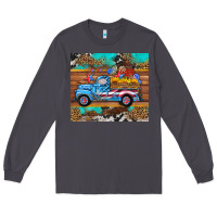 Smoke western  american truck sunflowers  mousepad Long Sleeve Tee - HRA Design Shop