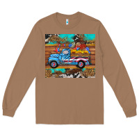 Toasted Coconut western  american truck sunflowers  mousepad Long Sleeve Tee - HRA Design Shop