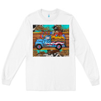 White western  american truck sunflowers  mousepad Long Sleeve Tee - HRA Design Shop
