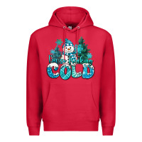 Cardinal im so freaking cold snowman Premium Hoodie - MaliasSmallBusiness