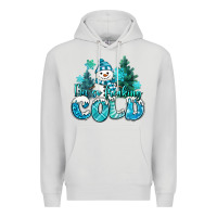 Dove Grey im so freaking cold snowman Premium Hoodie - MaliasSmallBusiness