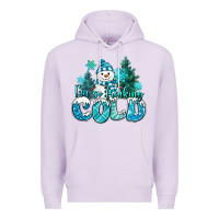 Lilac im so freaking cold snowman Premium Hoodie - MaliasSmallBusiness