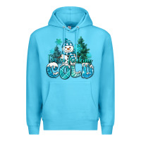 Ocean Blue im so freaking cold snowman Premium Hoodie - MaliasSmallBusiness