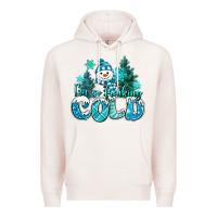 Pale Pink im so freaking cold snowman Premium Hoodie - MaliasSmallBusiness