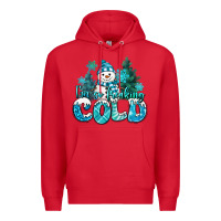 Red im so freaking cold snowman Premium Hoodie - MaliasSmallBusiness