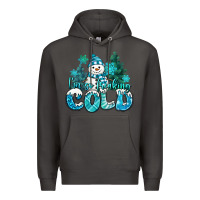 Smoke im so freaking cold snowman Premium Hoodie - MaliasSmallBusiness