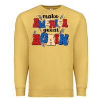 Antique Gold make america great again Premium Sweatshirt - MaliasSmallBusiness