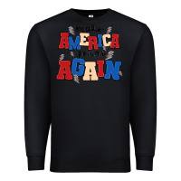 Black make america great again Premium Sweatshirt - MaliasSmallBusiness