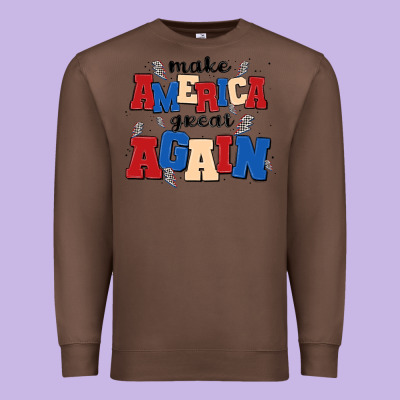 Make America Great Again Premium Sweatshirt Designed By Maliassmallbusiness