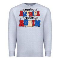 Heather Grey make america great again Premium Sweatshirt - MaliasSmallBusiness