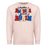 Pale Pink make america great again Premium Sweatshirt - MaliasSmallBusiness