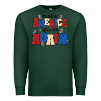 Sports Green make america great again Premium Sweatshirt - MaliasSmallBusiness