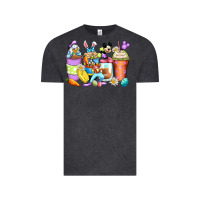 Easter Cartoon Characters Coffee Cups Vintage Tee | Teevron
