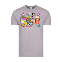 Vintage Zinc easter cartoon characters coffee cups Vintage Tee - Zillion Design Studio
