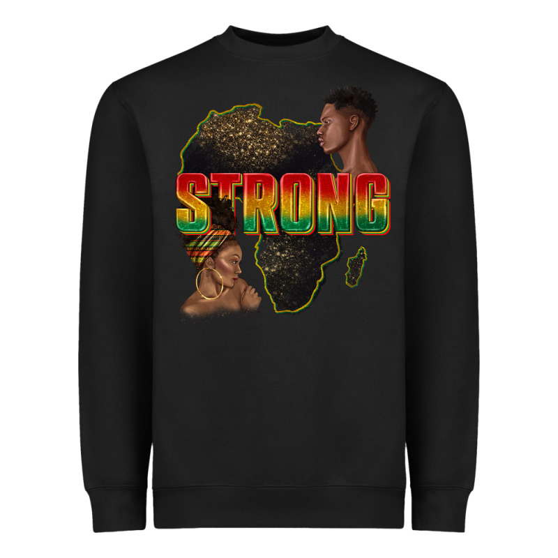Strong With Glitter Heavyweight Sweatshirt by texasbilliewilder | Teevron