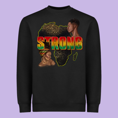 Heavyweight Sweatshirt strong with glitter