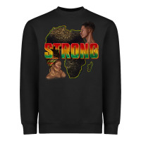 Black strong with glitter Heavyweight Sweatshirt - texasbilliewilder