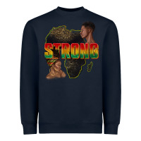 Navy strong with glitter Heavyweight Sweatshirt - texasbilliewilder