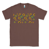 Chestnut sunflowers and turquoise 16oz libbey glass Classic Tee - HRA Design Shop