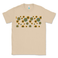 Mushroom sunflowers and turquoise 16oz libbey glass Classic Tee - HRA Design Shop